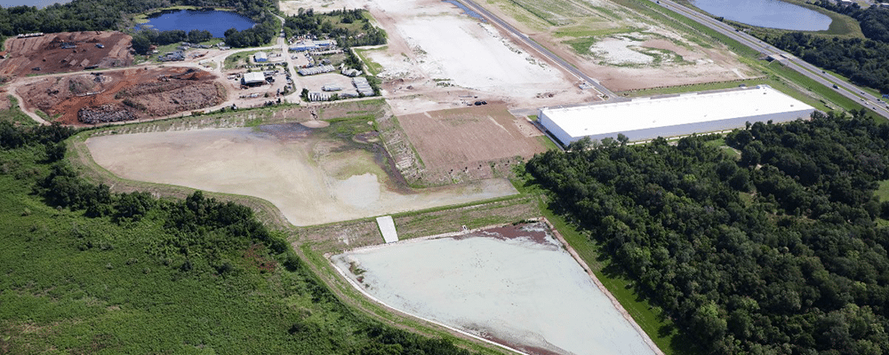 Aerial view of Mid-Florida Logistics Park.