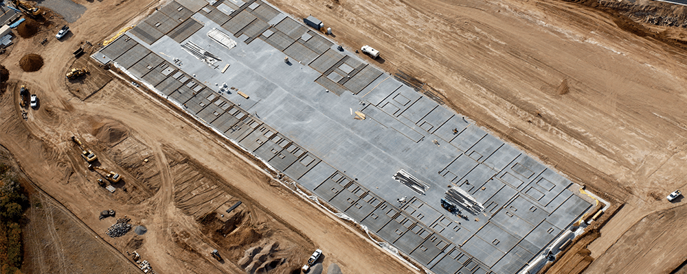 Aerial view of Dove Valley Logistics Centre site.